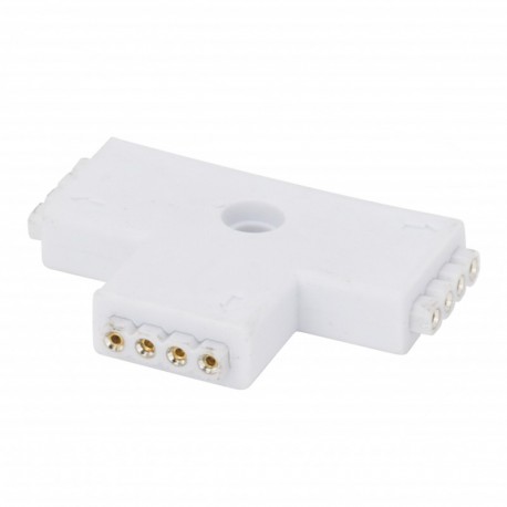 Conector Rápido T Hembra Tira LED 12/24VDC RGB