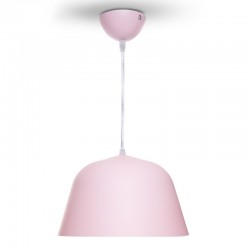 Lámpara Colgante Estilo Nórdico Aluminio Ø 250Mm (Sin Bombilla) Rosa Presley [SKD-P032-S-P]