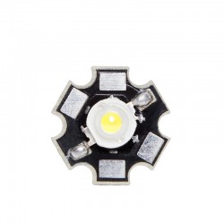LED High Power 35X35 con Disipador 1W 120Lm 50.000H