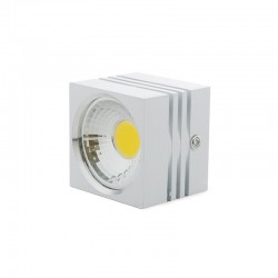 Foco Downlight LED de Superficie COB Cuadrado Blanco 57X57Mm 3W 270Lm 30.000H BF-MZ3002-3W-W-R-WW