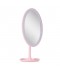 Espejo Iluminado Maquillaje Ø14,5Cm Recargable-Regulable Rosa